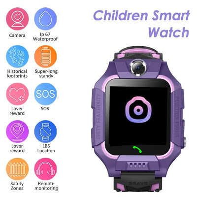 

SZ6A Multifunctional Kids Children Smart Watch Tracker Intelligent Band Sensitive 144" Touch Screen Compatible for Android IOS P