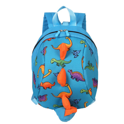 

Cute Baby Boy Girl Cartoon 3D Dinosaur Backpacks Toddler Oxford Cloth Preschool Travel Bags