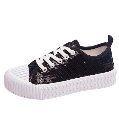 

2019 Autumn New Childrens Shoes Bling Kids Sneakers Korean Single Shoes Boys Shoes Kids Students Shoes Casual Shoes