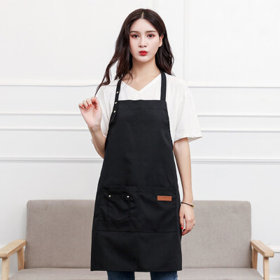 

Toponeto Canvas Pockets Apron Butcher Crafts Baking Chefs Kitchen Cooking BBQ Plain