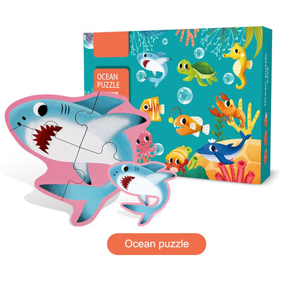 

Kids Puzzle Toy Animals People Alphabet Car Wooden Puzzles Jigsaw Baby Educational Preschool Learning Toys for Children Gift