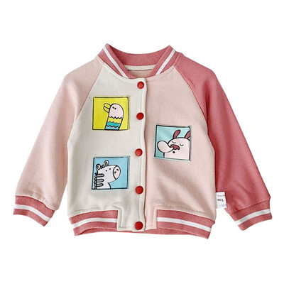 

Autumn Baby Girl Boy Outerwear Cartoon Print Casual Sweatshirt Kids Outfits Tops