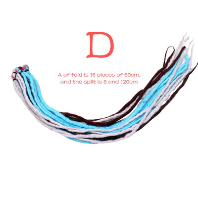 

Gobestart A New Fashion Lady Nepalese Wool Reins Featuring Colorful Wigs Viscera Wig 60CM