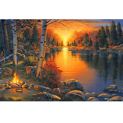 

Toponeto 5D Embroidery Paintings Rhinestone Pasted DIY Diamond Painting Cross Stitch