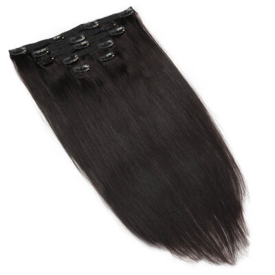 

BHF Hair Remy Clip in Full Head Straight 100 Human Hair Extensions