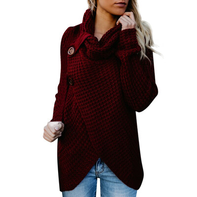 

Women Sweater Knitted Long Sleeve O-neck Solid Girls Sweater Pullover Tops Blouse Shirt Pullovers Winter Women Clothing 2018