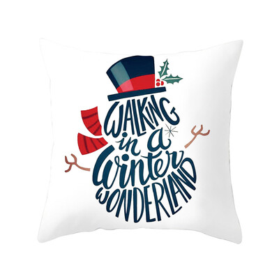

Tailored Merry Christmas Super Soft Square Throw Pillow Pillow Cover 45x45cm Home Decor