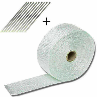 

Car Motorcycle Shield Exhaust Pipe Bandage Thermal Wrap Insulation Tape With Tie