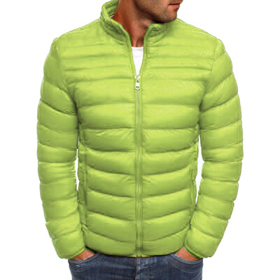 

Gobestart Mens Autumn Winter Zipper Warm Down Jacket Packable Light Top Quality Coat