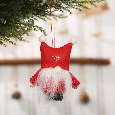 

〖Follure〗Lovely Christmas Tree Decorations Woolen Yarn Angel Doll Pendant Hanging Party