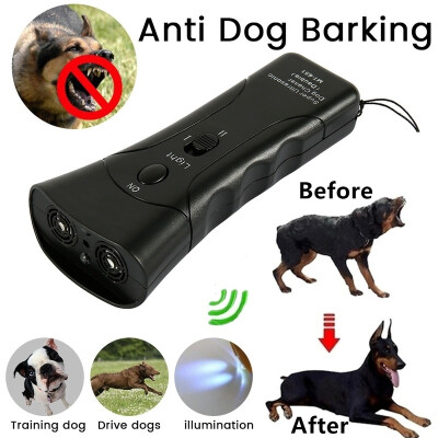 

Ultrasonic Anti Dog Barking Trainer LED Light Gentle Chaser Petgentle Sonic