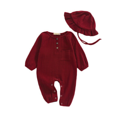 

2Pcs Baby Clothes Set Winter Baby Girl Clothes Outfits Newborn Girls Set RomperHat Toddler Girl Outfits
