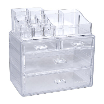 

Clear Acrylic Makeup Storage box Drawers Case Lipstick Cosmetic Storage box Holder Makeup Brush Toiletry Kits