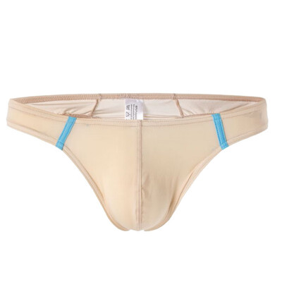

Ice Silk Translucent Low Waist Thong Comfortable Breathable Solid Color Mens Thong Underwear