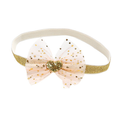 

Newborn Toddler Headband Children Cute Hair Accessories Baby Fashion Band Lace Pentagram Bow Girl Elastic Headwear