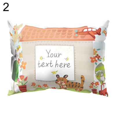 

Cartoon Bear Rabbit Throw Pillow Protector Case Cushion Cover Bedding Articles