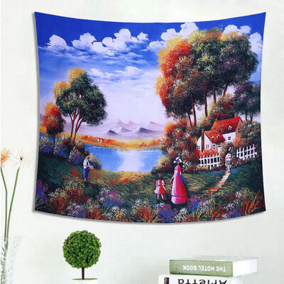 

Decorative tapestry Galaxy Hanging Wall Tapestry Hippie Retro Home Decor Yoga Beach Towel