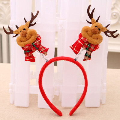 

Fashion Children Gift Cartoon Christmas Hairband Childrens Cute Headwear Hair Accessories