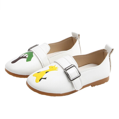 

Autumn Kids Baby Girls Soft Sole Shoes Anti-slip Fashion Cartoon Print Sandals Casual Walking Shoes for Children Size 23-36