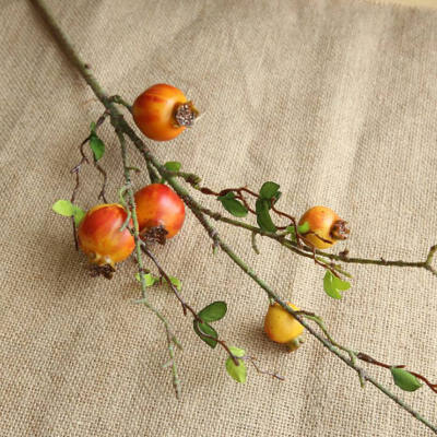 

Christmas Berry Berry Red Fruit Berry Plants Artificial Flower Cherry Branches Flower Christmas Decorative