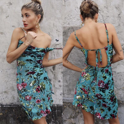 

Sexy Women Floral Bodycon Slim Short Dress Evening Cocktail Party Clubwear Pencil Dress