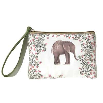 

New Women Cartoon Square Cute Elephant Elk Whale Printed Animals Handbag Coin Purse Phone Bag