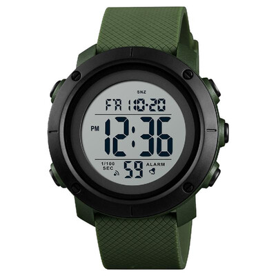 

SKMEI 1426 Digital Movement Men Watch 5ATM Waterproof EL Backlight Outdoor Sports Wrist Watch Week Month 1224-Hours Alarm Countdo