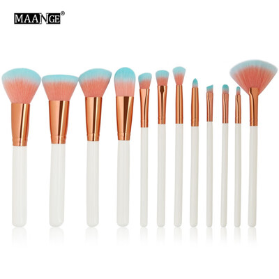 

12pcs Eyeshadow Makeup Brushes Set Eye Shadow Blending Make Up Brushes Soft Synthetic Hair For Beauty MKXJ