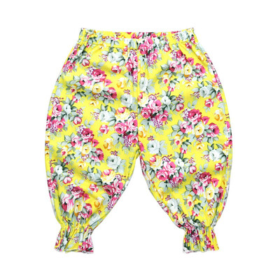 

1-11T Summer New Fashion Children Mosquito-proof Pants Boys Girls Floral Harem Pants Kids Cotton Linen Casual Soft Trousers