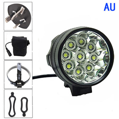 

XM- T6 9x 20000Lumen LED Bicycle Headlight Bike Head Light Lamp Cycling Parts
