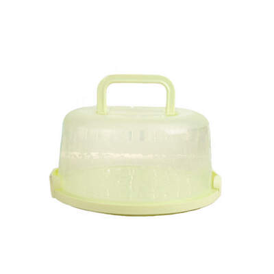 

Portable Cake Storage Box Transparent Sealed Crisper Box Food Storage Box With Foldable Handle