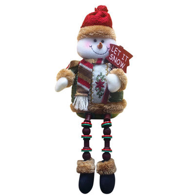 

Christmas Sitting Doll Ornament Festival Party Table Decoration Santa Elk Snowman