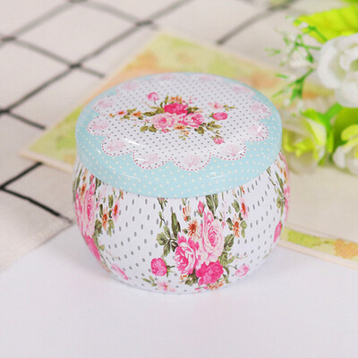 

Large Flower Tea Pot Tea Cans Candy Box Biscuit Jar Seasoning Containers Storage Box for Kitchen Food Sealed Moisture Proof