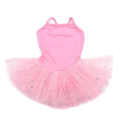 

Girls Ballerina Fairy Prom Party Costume Sequined Star Ballet Dance Wear Dress Beautiful Gymnastic Leotard Tutu Dress