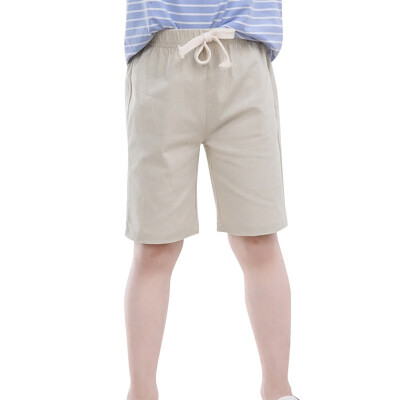

Kids Boys Girls Short Pants Children Summer Cotton And Linen Beach Style Casual Pants 3-11T