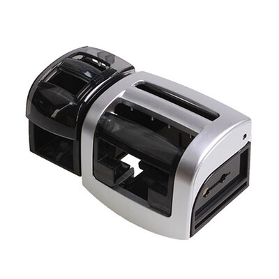 

Car Air Outlet Dash Mount 2 In 1 Water Cup Drink Holder Storage Box Phone Black