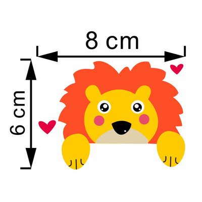 

Creative Cute Animals Portable Wall Stickers Bathroom Bedroom Power Outlet Switch Decorative Stickers Art Mural наклейки