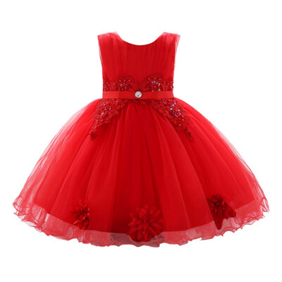 

Baby Girls Dress 2019 Elegant Girl Evening Dress For Wedding Birthday Kids Dresses For 0-2 Yeas Girls Clothes