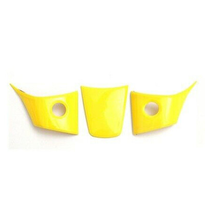 

For Tesla Model 3 Steering Wheels Accessories ABS Decorative Sticker Trims 3pcs