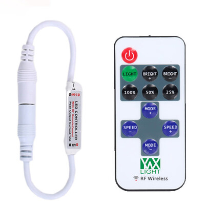 

YWXLight Dimmer 11keys Mini Wireless RF LED Controller for LED Strip Light SMD 5050 3528 5630