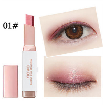 

Women Shimmer Gradient Double Color Eyeshadow Stick Earth Color Cream Pen Cosmetics Eye Shadow Eyeshadow Palette