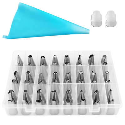 

52pcs Icing Piping Nozzle Cake Decorating Sugarcraft Pastry Tips Tool