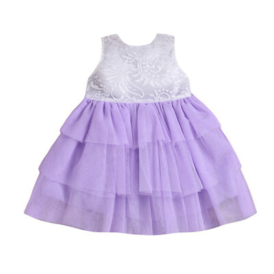 

Kids Dresses For Girls Summer Casual Baby Girls Lace Floral Dress Cotton Kids Toddler Sleeveless Pageant Mesh Sundress