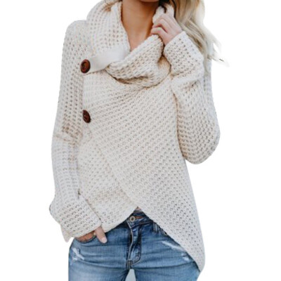 

Women Sweater Knitted Long Sleeve O-neck Solid Girls Sweater Pullover Tops Blouse Shirt Pullovers Winter Women Clothing 2018