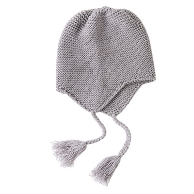 

Cute Toddler Kids Baby Infant Winter Warm Solid Color Crochet Knit Hat Girl Boy Beanie Cap Baby Hats Little Girls Boys Hat