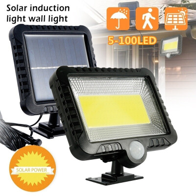 

Waterproof 100LED48LED30LED25LED20LED5LED Solar Power PIR Motion Sensor Garden Wall Light