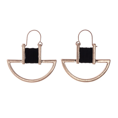 

Unique Design High Quality Handmade Thread Sector Alloy Earrings for Women Fashion Drop Earrings Jewelry Accessories
