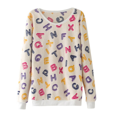 

Autumn Winter Harajuku Long Sleeve Casual Sweatshirt Women Cute Print Hoodie