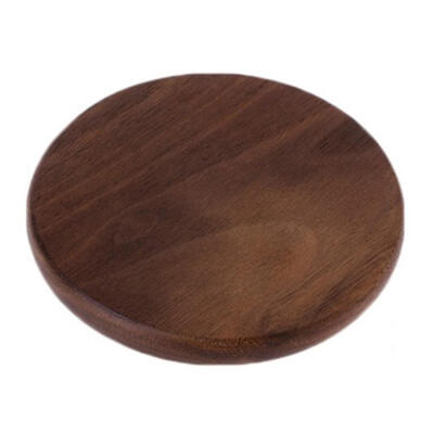 

Retro Beech Black Walnut Wood Coaster Insulation Cup Mat Household Square Round Coaster Home Decoration Accessories