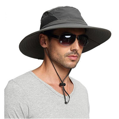 

Hot Sun Protection Hat Outdoor Fishing Sun Hat Summer UV Protection Cap Outdoor Hunting Summer Fisherman Hat 4 Colors